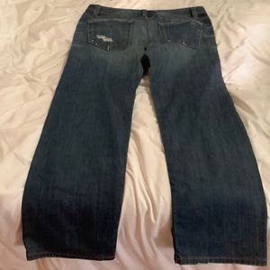 Distressed denim jeans in excellent condition. Only worn a few times.